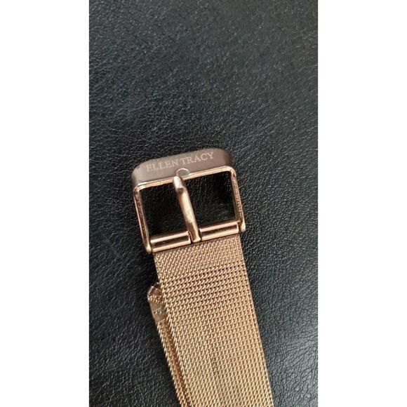 Vintage Ellen Tracy Rose Gold-tone Ladies Watch - Picture 7 of 7
